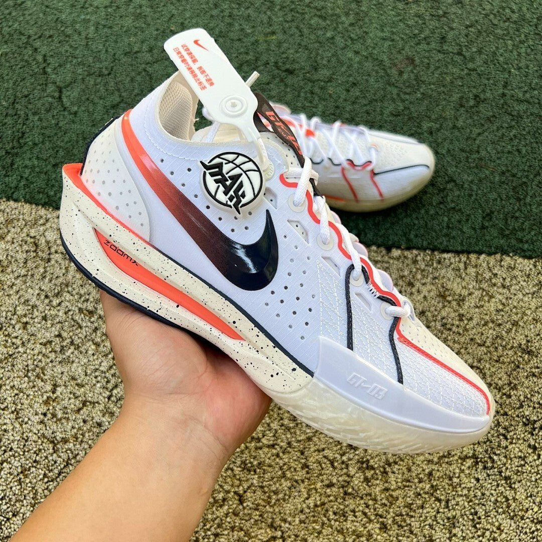 Nike GT Cut 3 White Bright Crimson Black FJ6408-100