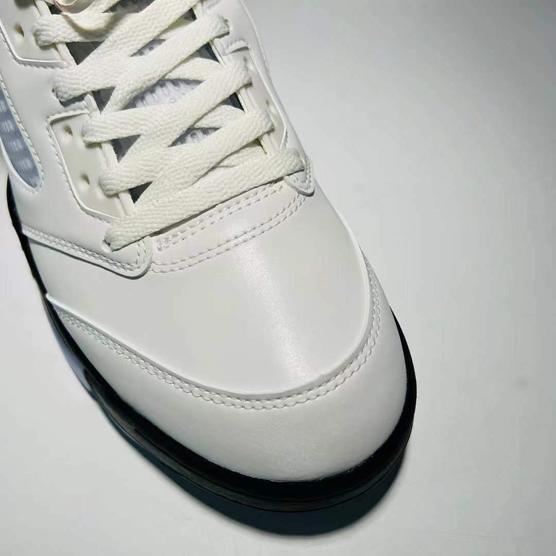 Air Jordan 5 Retro GS Pink Foam White Black Sneakers 440892-106