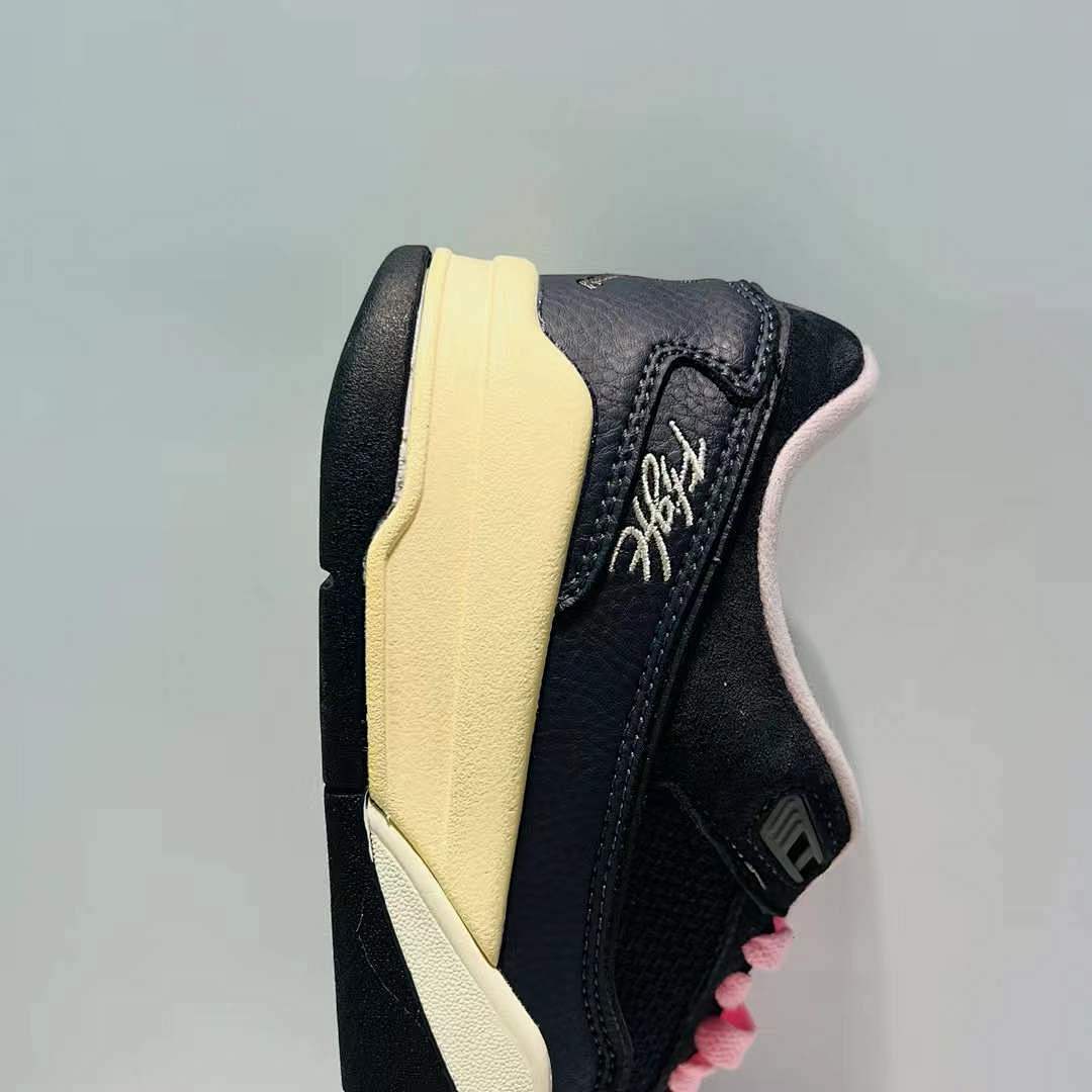 Jordan Flight MVP Black Pink Sail Suede Lifestyle Sneakers Shoes DV8207-006
