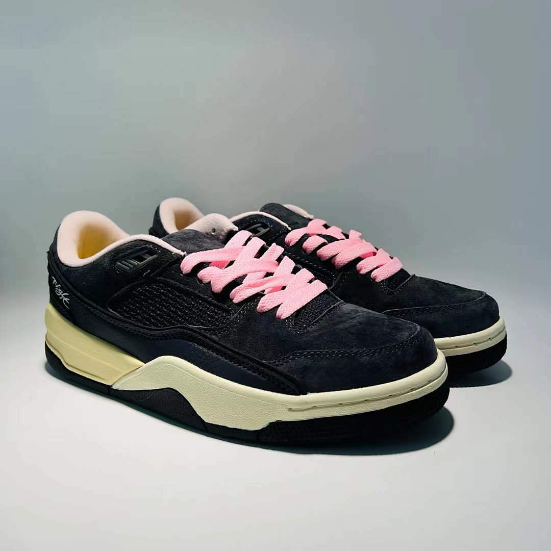 Jordan Flight MVP Black Pink Sail Suede Lifestyle Sneakers Shoes DV8207-006