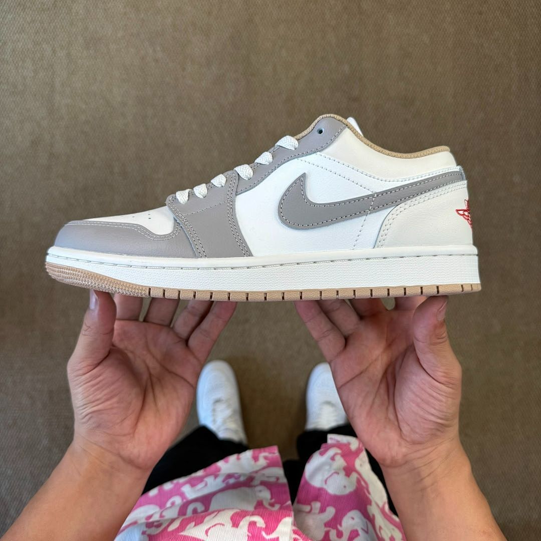 Air Jordan 1 Low "Cement Grey" 553558-053