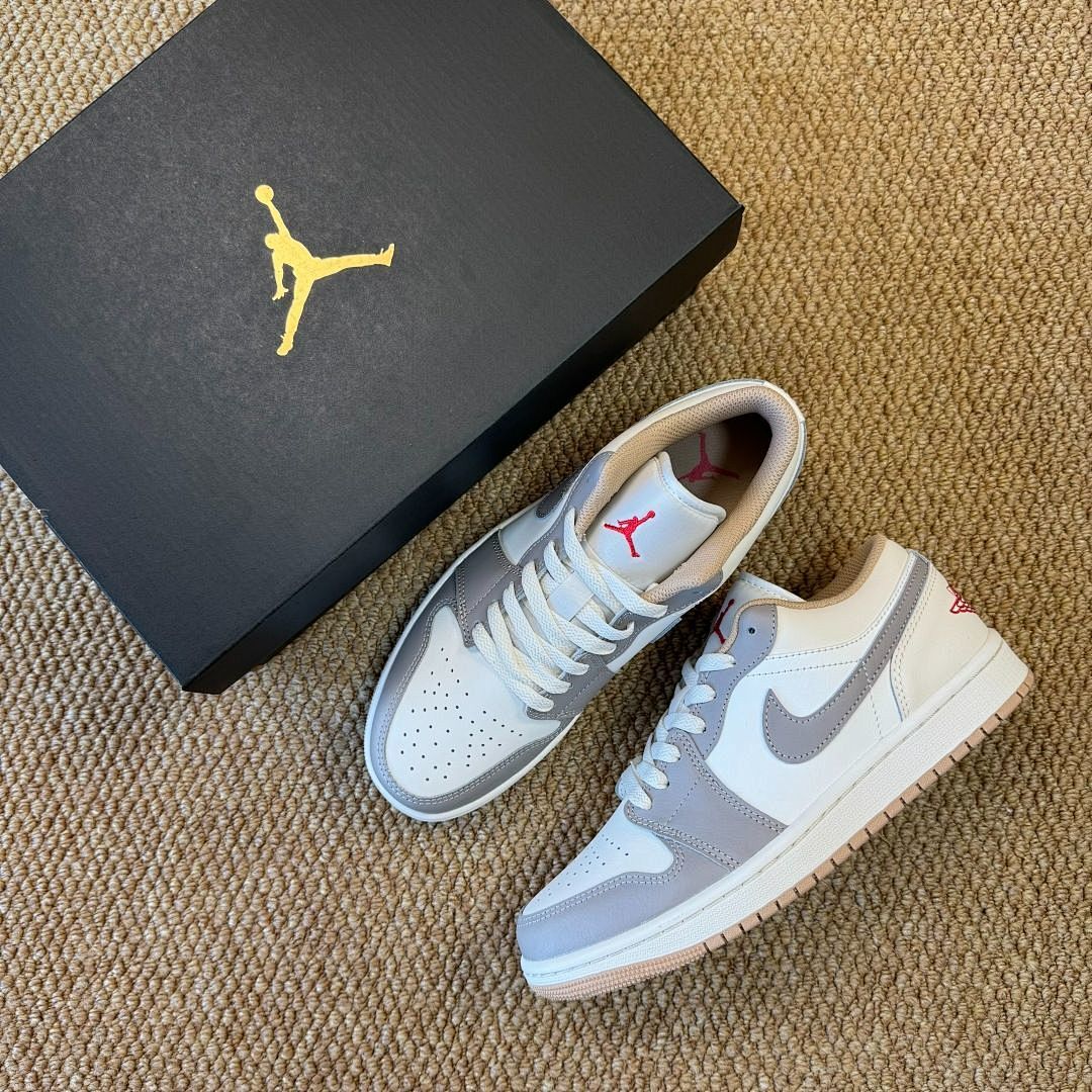 Air Jordan 1 Low "Cement Grey" 553558-053