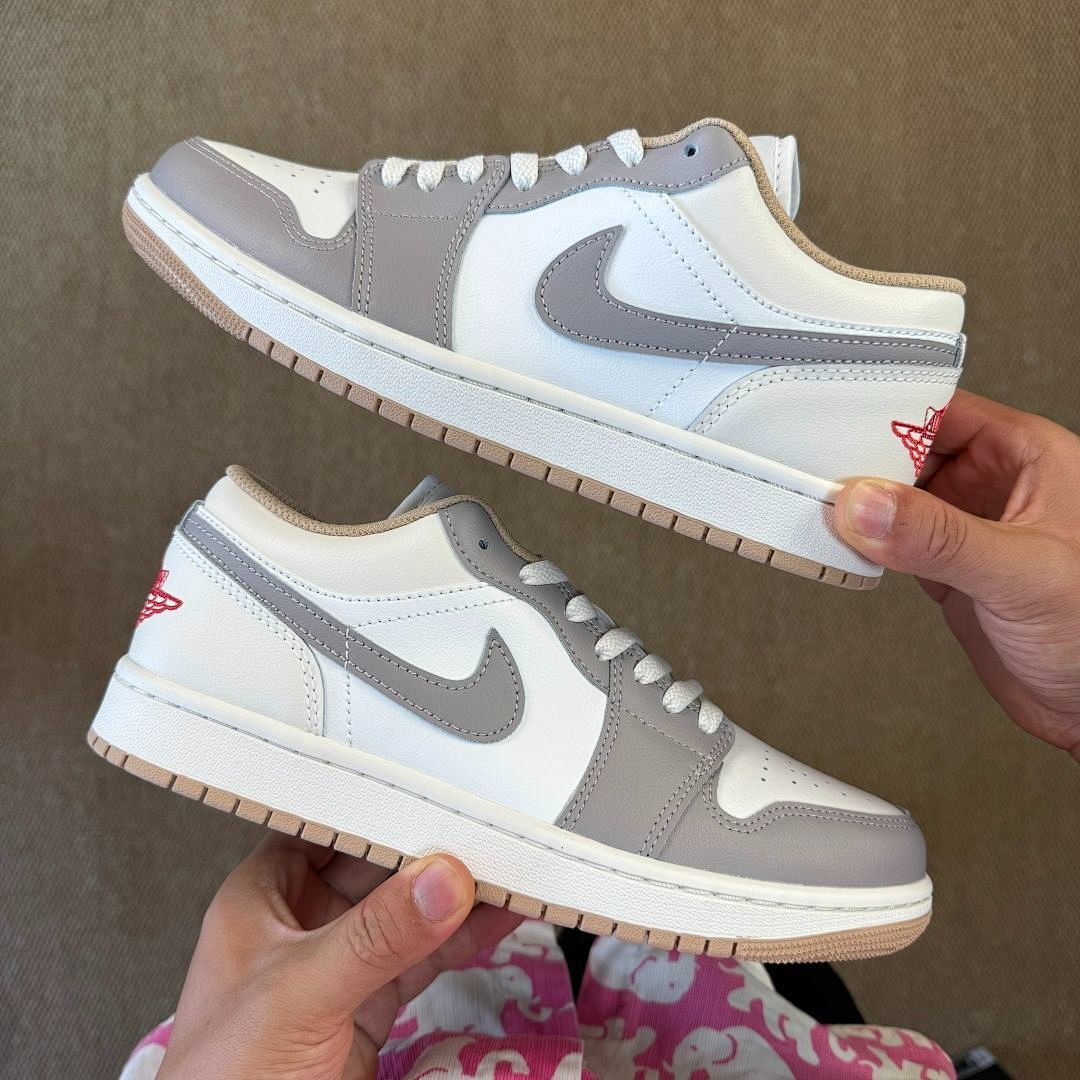 Air Jordan 1 Low "Cement Grey" 553558-053