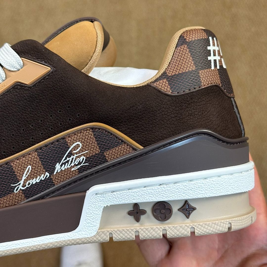 Louis Vuitton LV Trainer Sneaker Damier Ebene Brown 1AAG21
