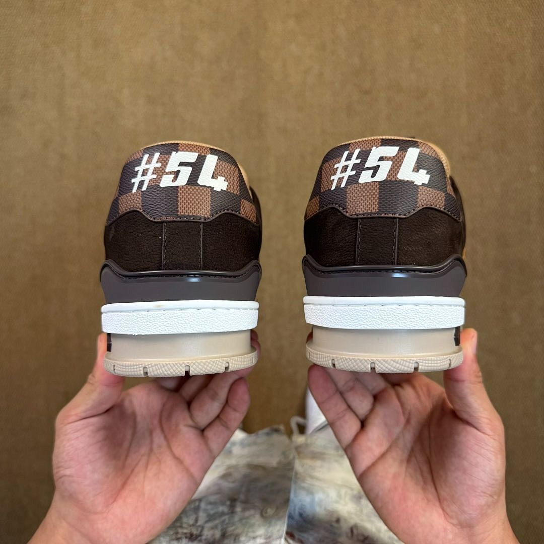 Louis Vuitton LV Trainer Sneaker Damier Ebene Brown 1AAG21