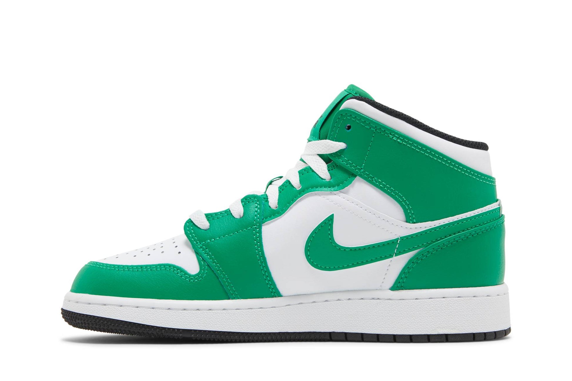 ( Grade School ) Air Jordan 1 Mid Lucky Green DQ8423-301