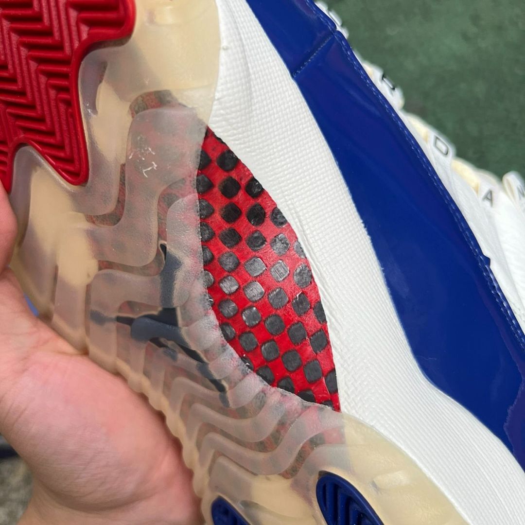 Air Jordan 11 Retro White Royal Blue University Red