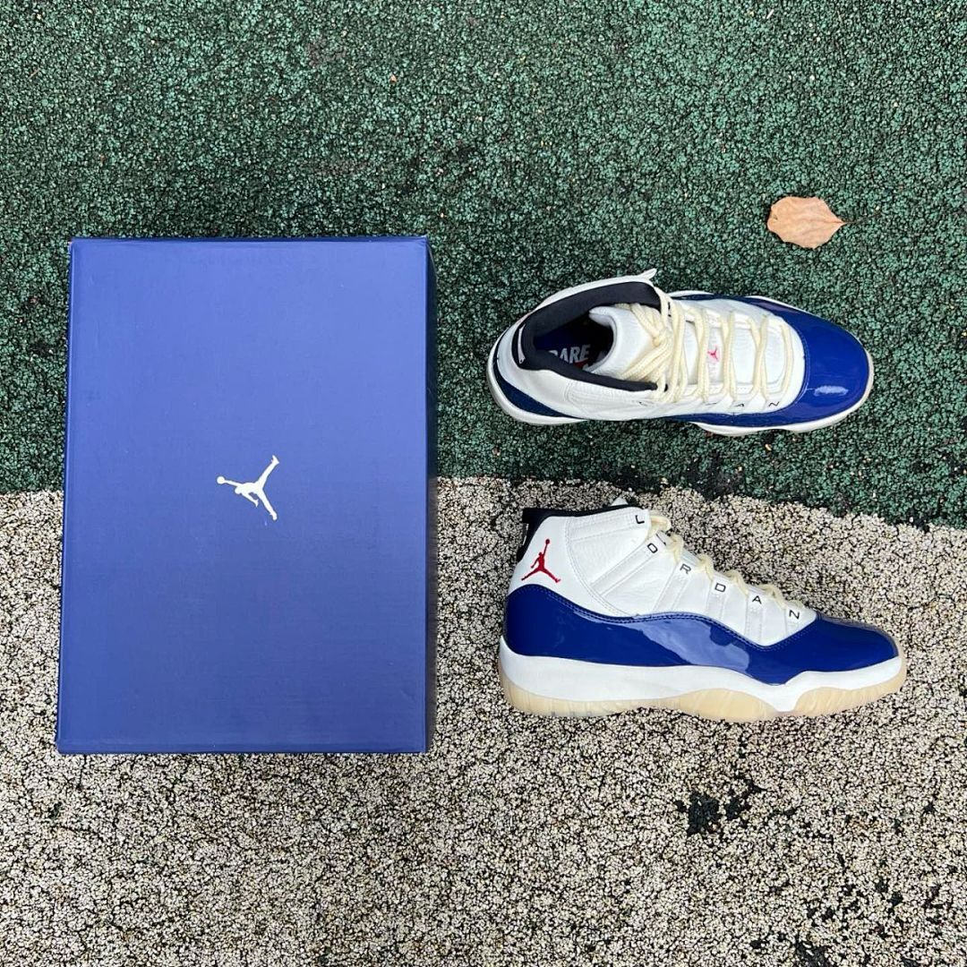 Air Jordan 11 Retro White Royal Blue University Red