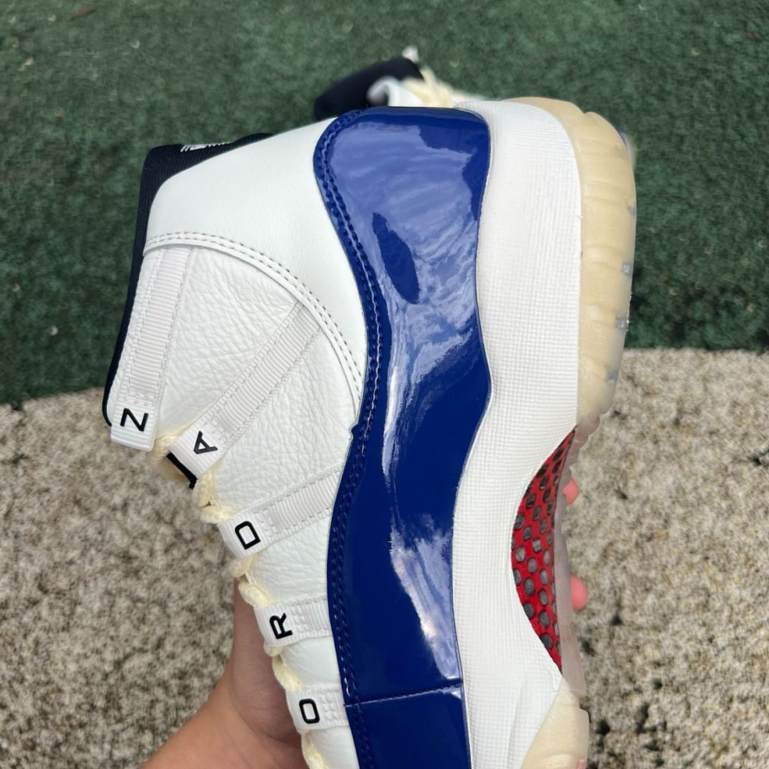 Air Jordan 11 Retro White Royal Blue University Red