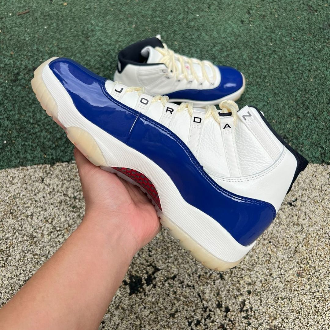 Air Jordan 11 Retro White Royal Blue University Red