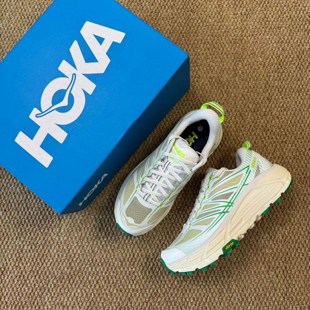 Hoka Mafate Speed 4 White Spearmint