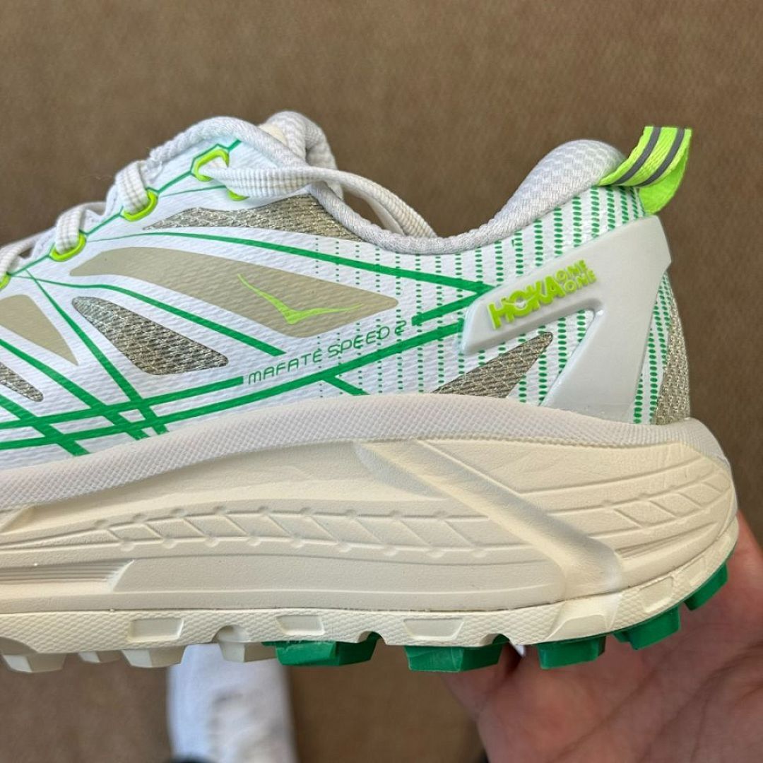 Hoka Mafate Speed 4 White Spearmint