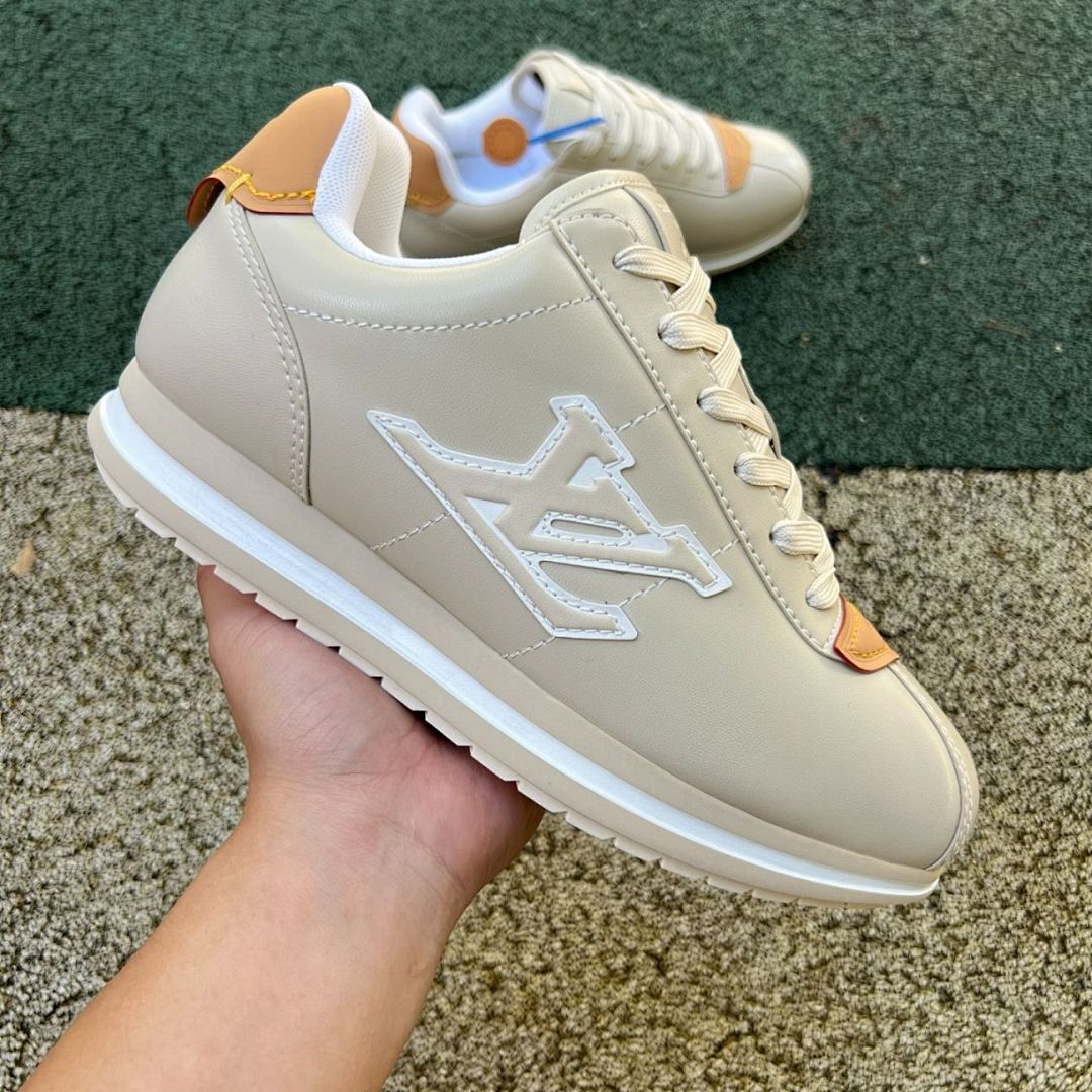 Louis Vuitton LV Runner Sneaker Beige Leather