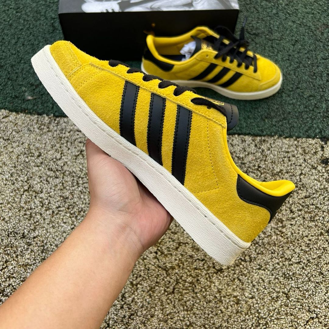 Adidas Campus ADV x Mark Gonzales Shmoo Yellow Core Black GW3151