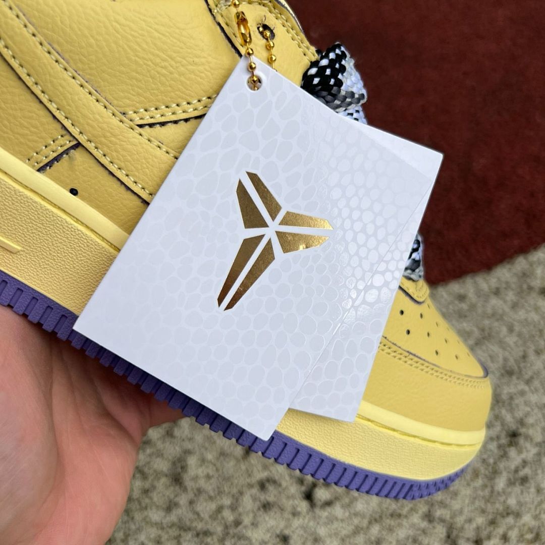 Nike Air Force 1 Low Kobe Bryant Mamba Day Yellow Purple