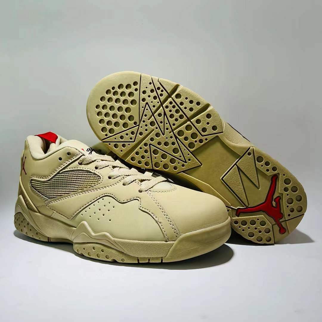 Air Jordan 7 Retro Vachetta Tan DD9335-200 Women's Beige Khaki Lifestyle Sneakers