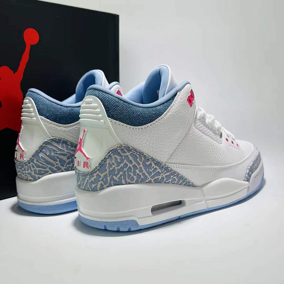 Air Jordan 3 Retro WMNS "Georgia Peach" White Hot Punch True Blue DV7059-106