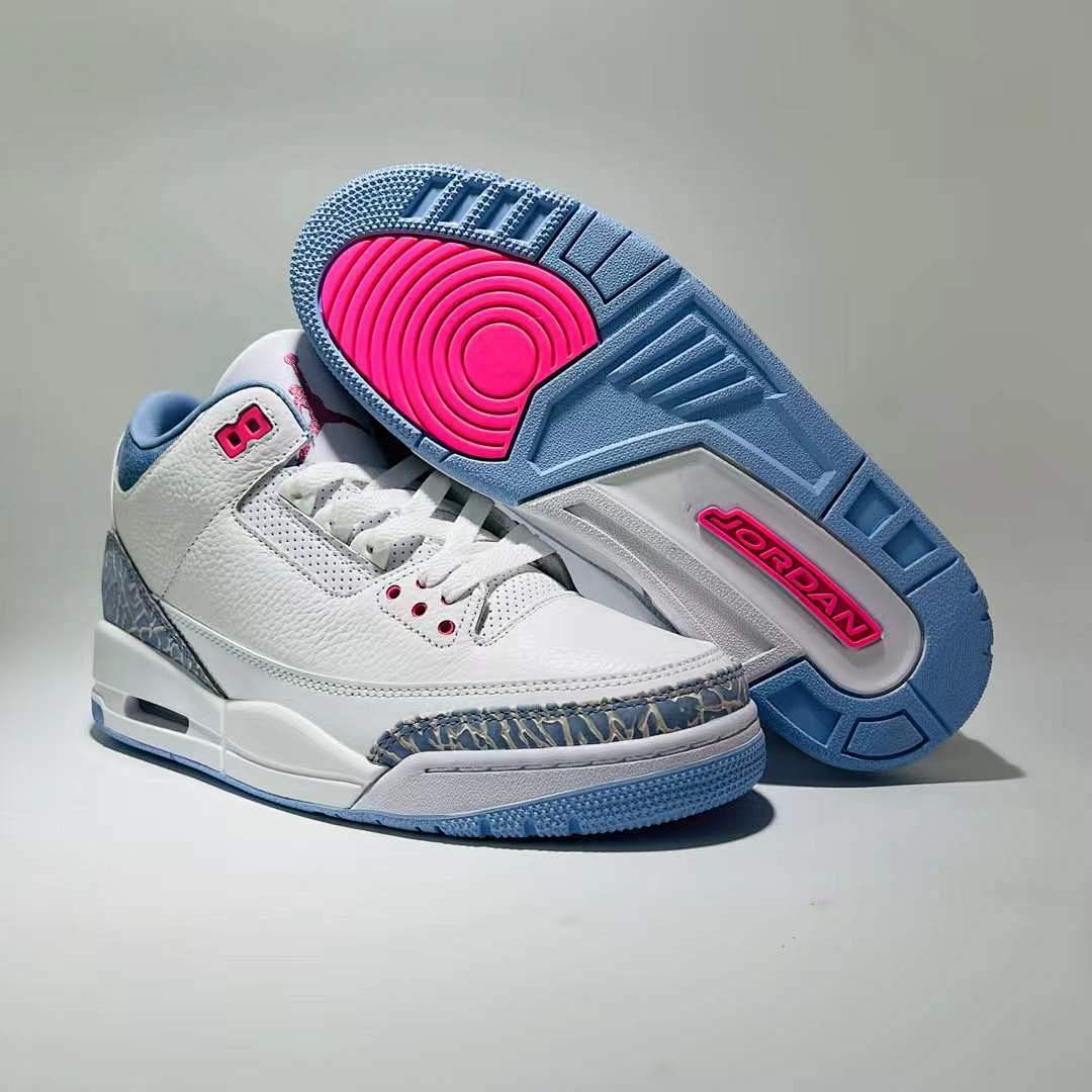 Air Jordan 3 Retro WMNS "Georgia Peach" White Hot Punch True Blue DV7059-106