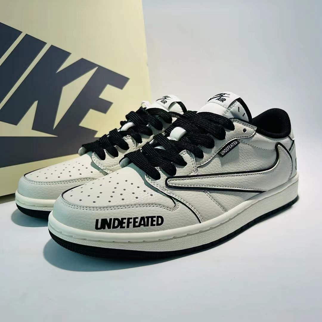 Nike Air Jordan 1 Low Undefeated White Black