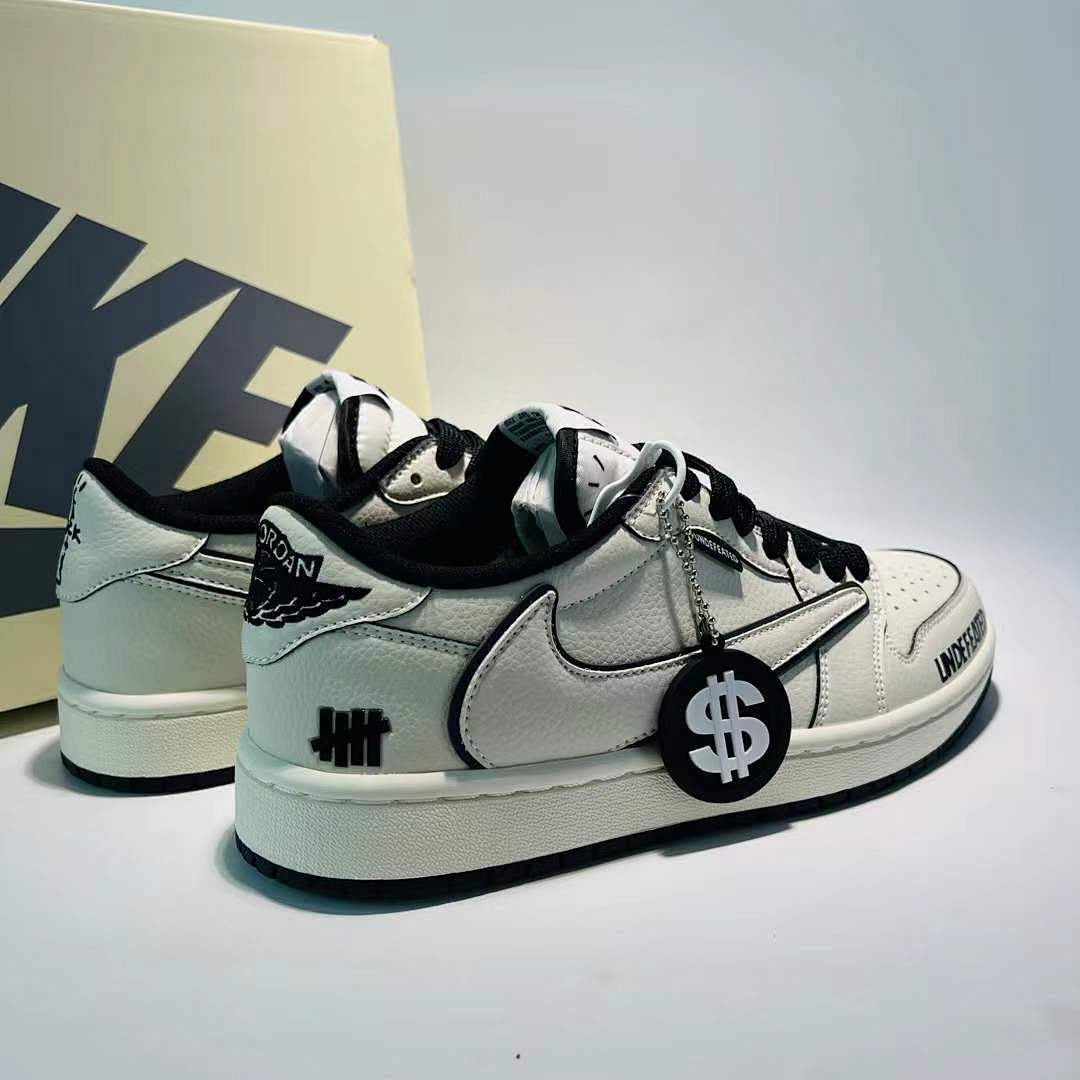 Nike Air Jordan 1 Low Undefeated White Black