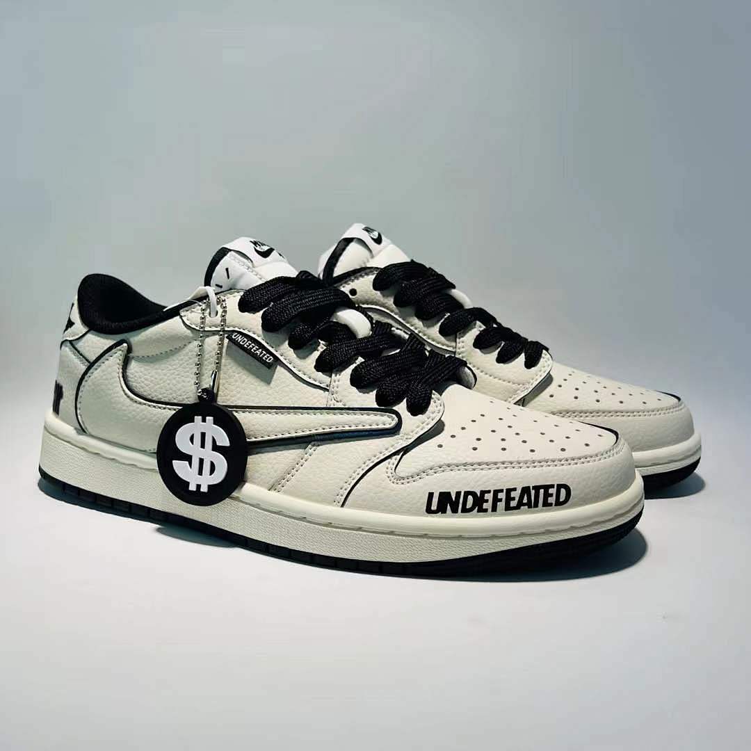 Nike Air Jordan 1 Low Undefeated White Black