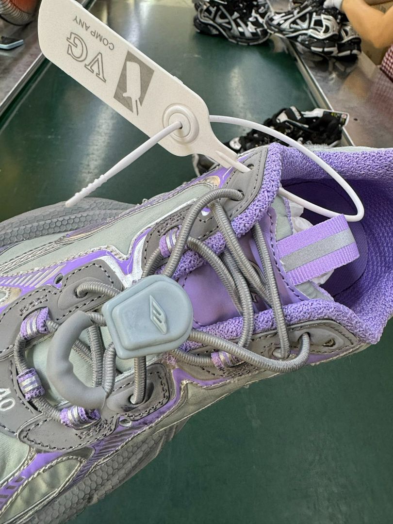 Balenciaga 3XL Trainer Metallic Silver Purple (2325 VG)