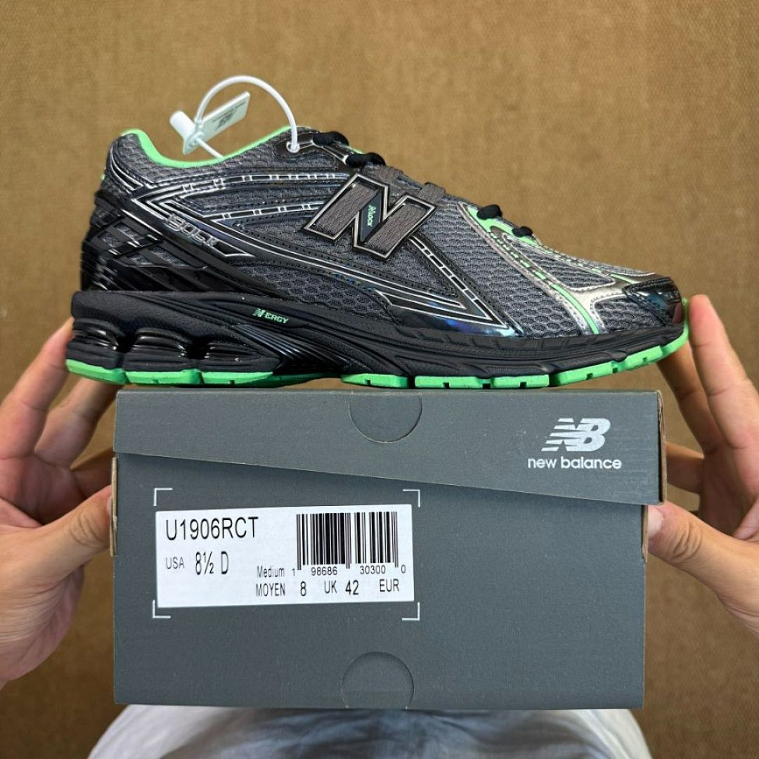 New Balance 1906R M1906RGA Phantom with Vibrant Green