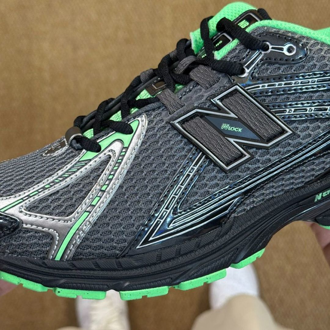 New Balance 1906R M1906RGA Phantom with Vibrant Green