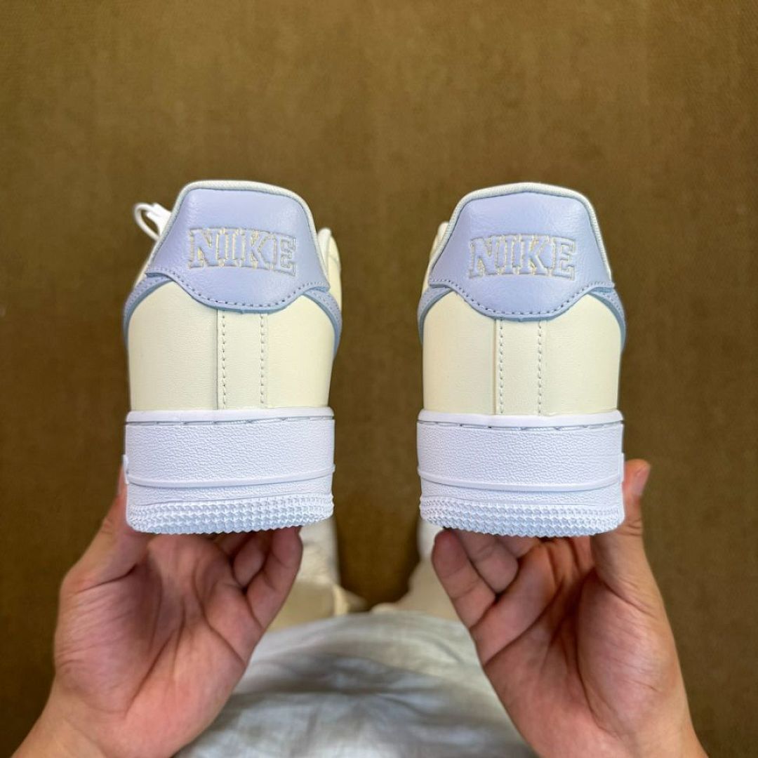 Nike Air Force 1 Low Sail University Blue Transparent Plaid