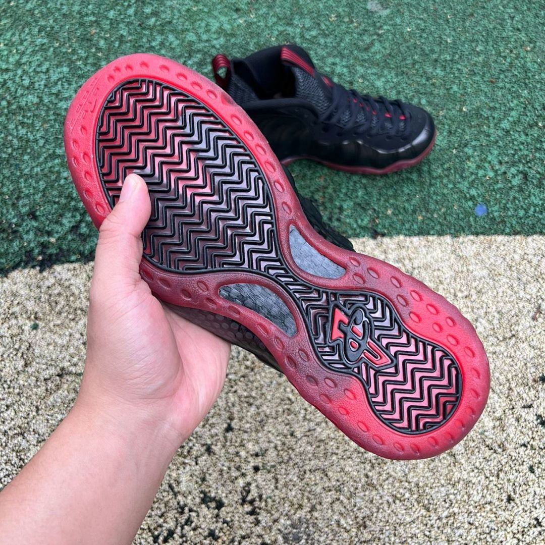 Nike Air Foamposite Pro Black Varsity Red 624041-006