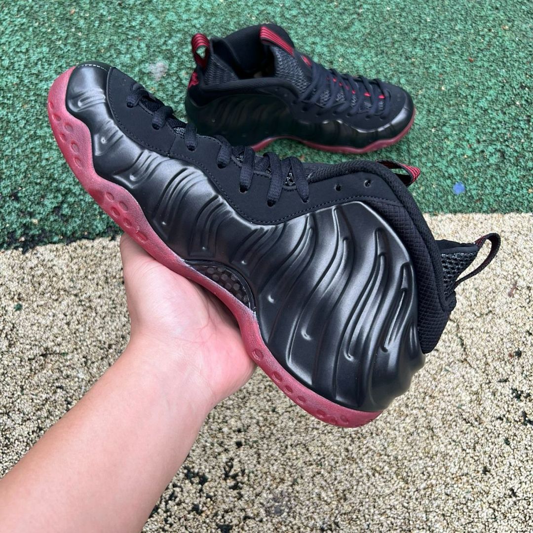 Nike Air Foamposite Pro Black Varsity Red 624041-006