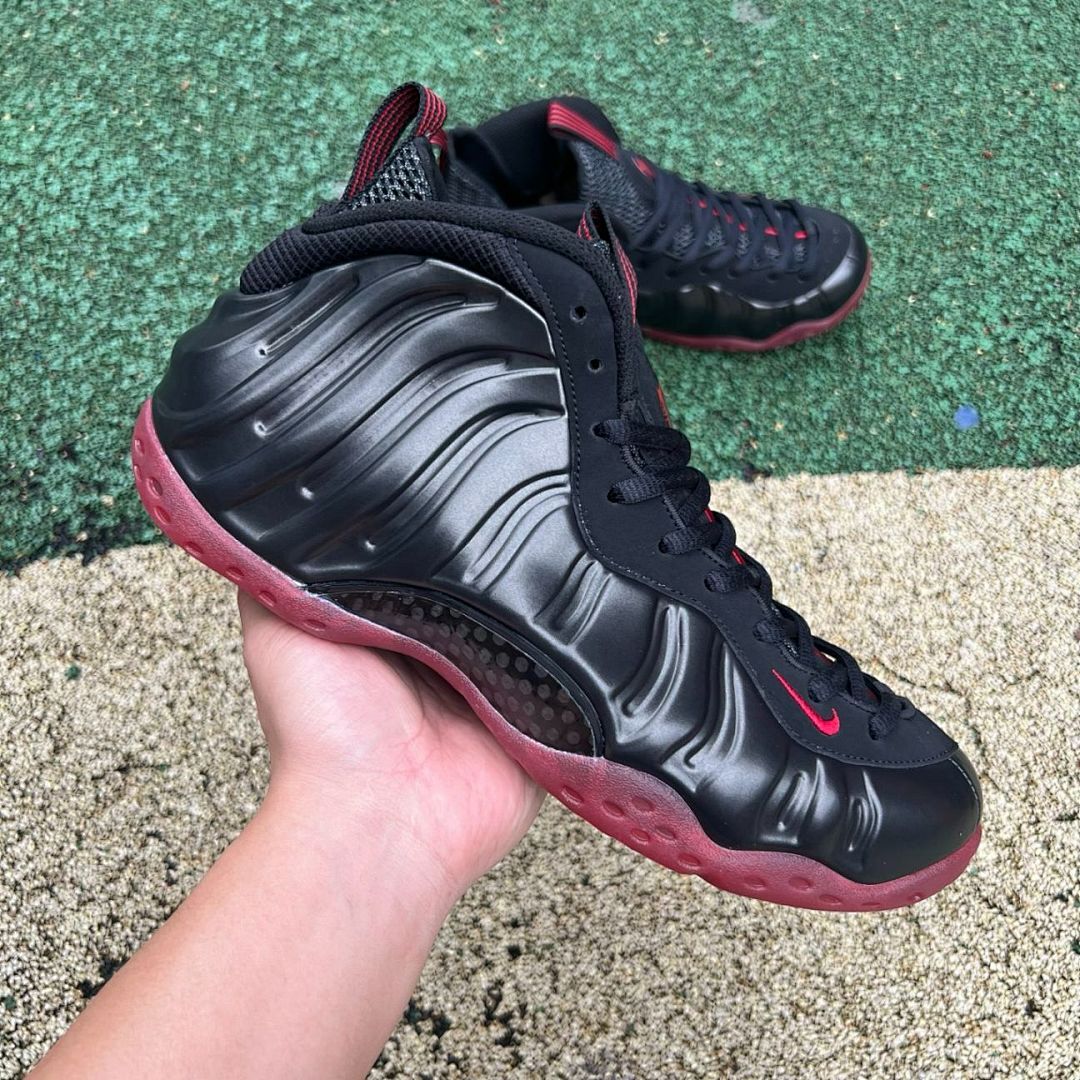 Nike Air Foamposite Pro Black Varsity Red 624041-006
