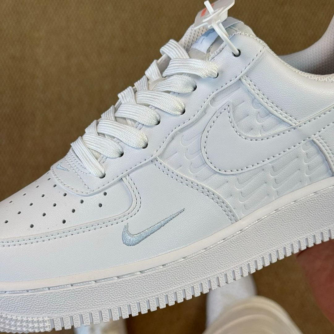 Nike Air Force 1 '07 LX White Metallic Silver Football Grey DV0788-100