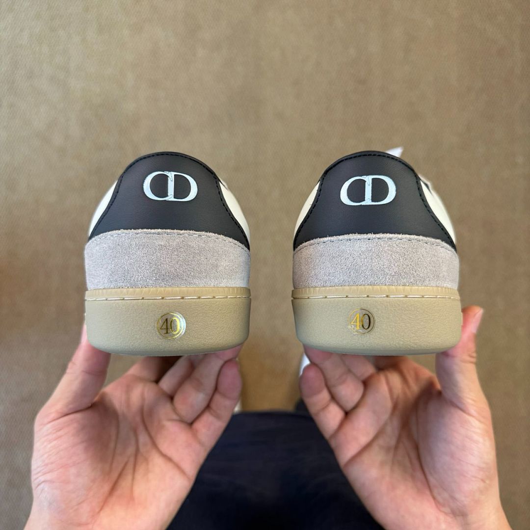 Dior B27 Low-Top Sneaker White and Black 3SN272ZIJ_H068