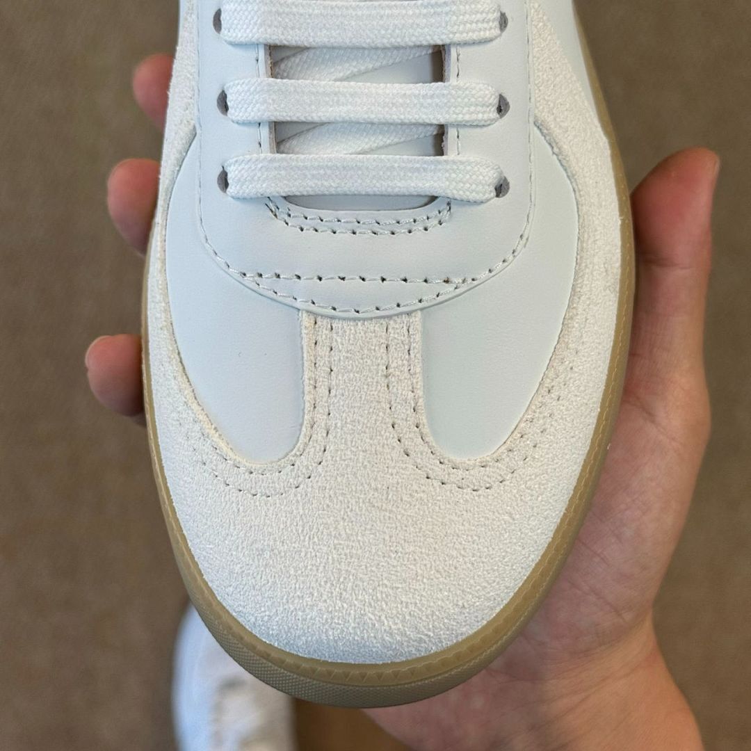 Dior B01 Sneaker White and Beige Smooth Calfskin and Suede