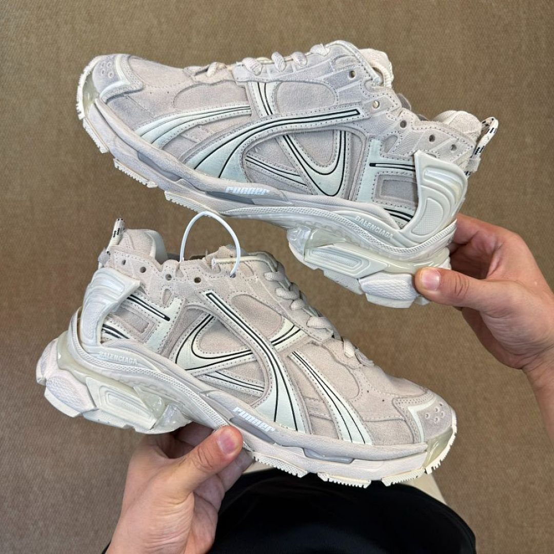 Balenciaga Runner Sneakers Light Grey