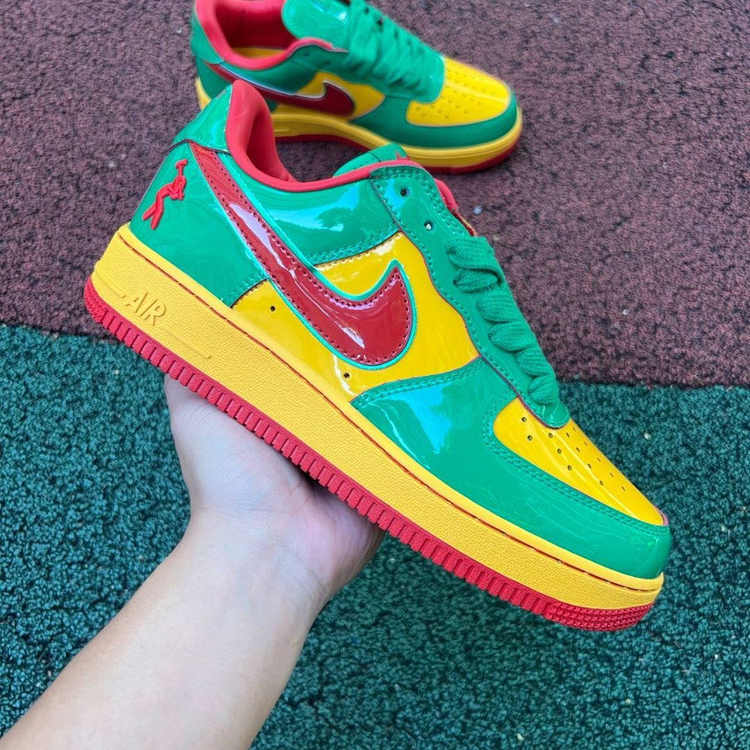 Nike Air Force 1 Low Rasta Bob Marley 'Catch A Fire'