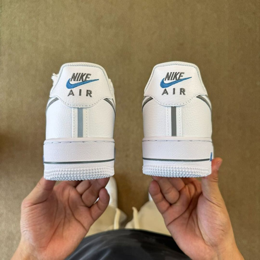 Nike Air Force 1 '07 White Wolf Grey Hyper Royal CW7577-101