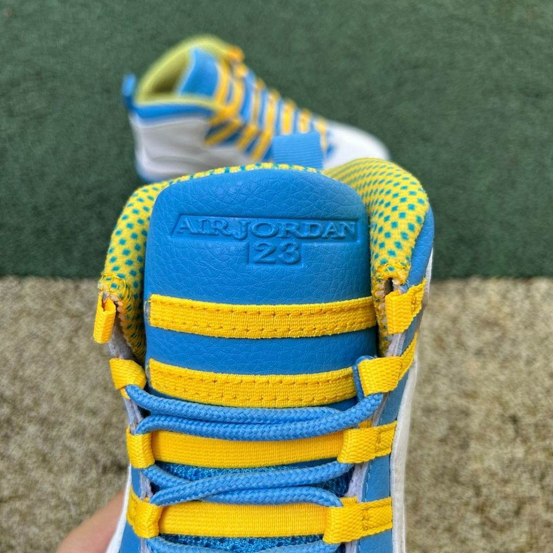 Air Jordan 10 Retro White University Blue Yellow