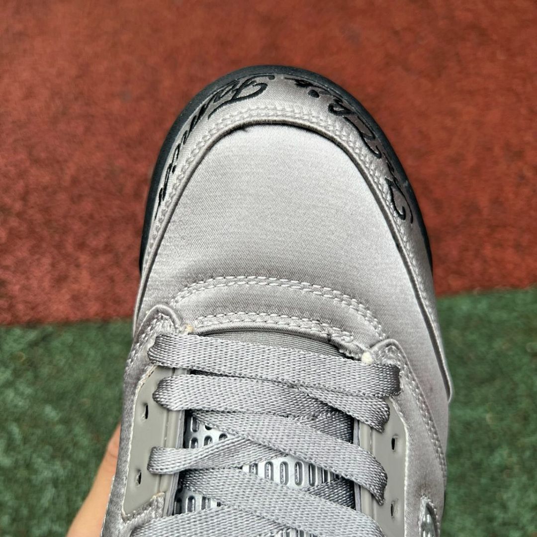 Air Jordan 5 Retro Carmelo Anthony PE "Family Flies Alone" Metallic Silver "10"