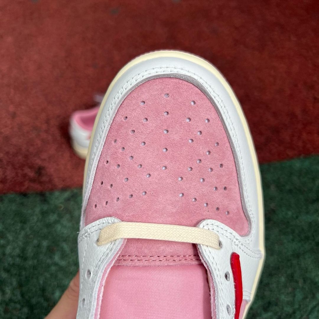 Air Jordan 1 Low Atmosphere University Red Sail