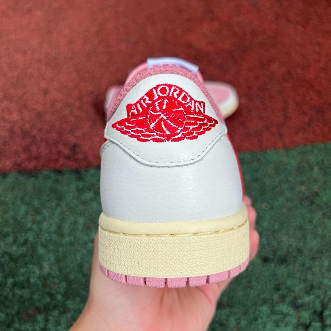 Air Jordan 1 Low Atmosphere University Red Sail