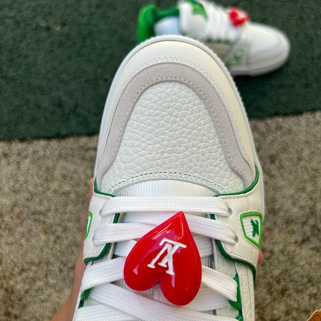 Louis Vuitton LV Trainer Sneaker White Green