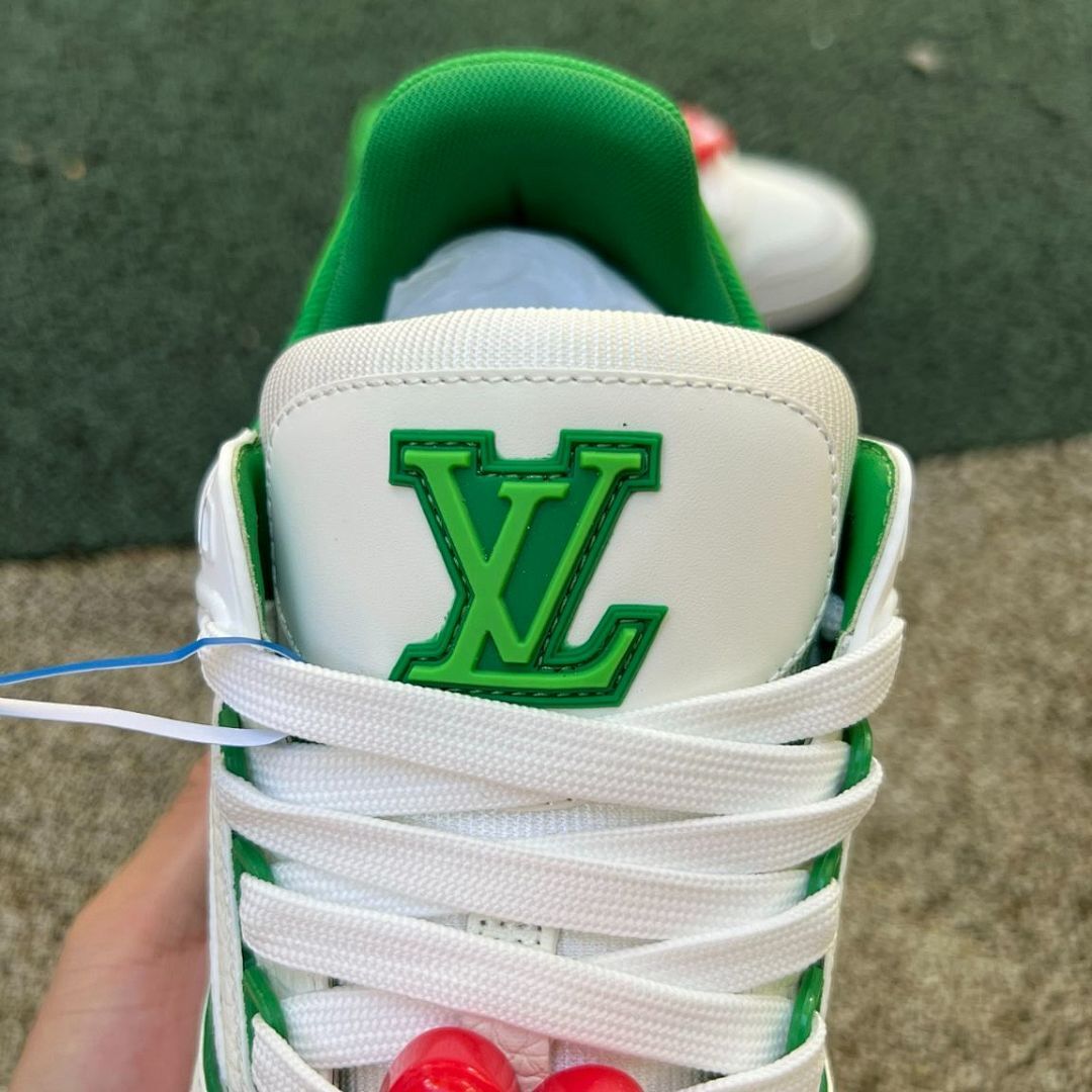 Louis Vuitton LV Trainer Sneaker White Green