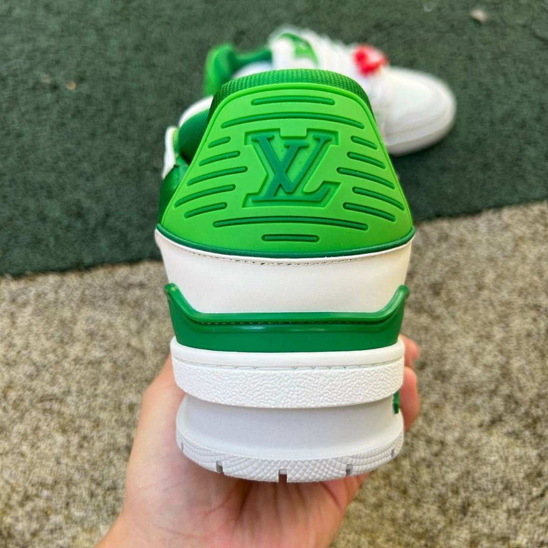 Louis Vuitton LV Trainer Sneaker White Green