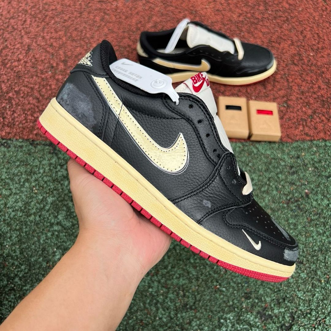 Travis Scott x Air Jordan 1 Low OG SP "Black Phantom" DM7866-001