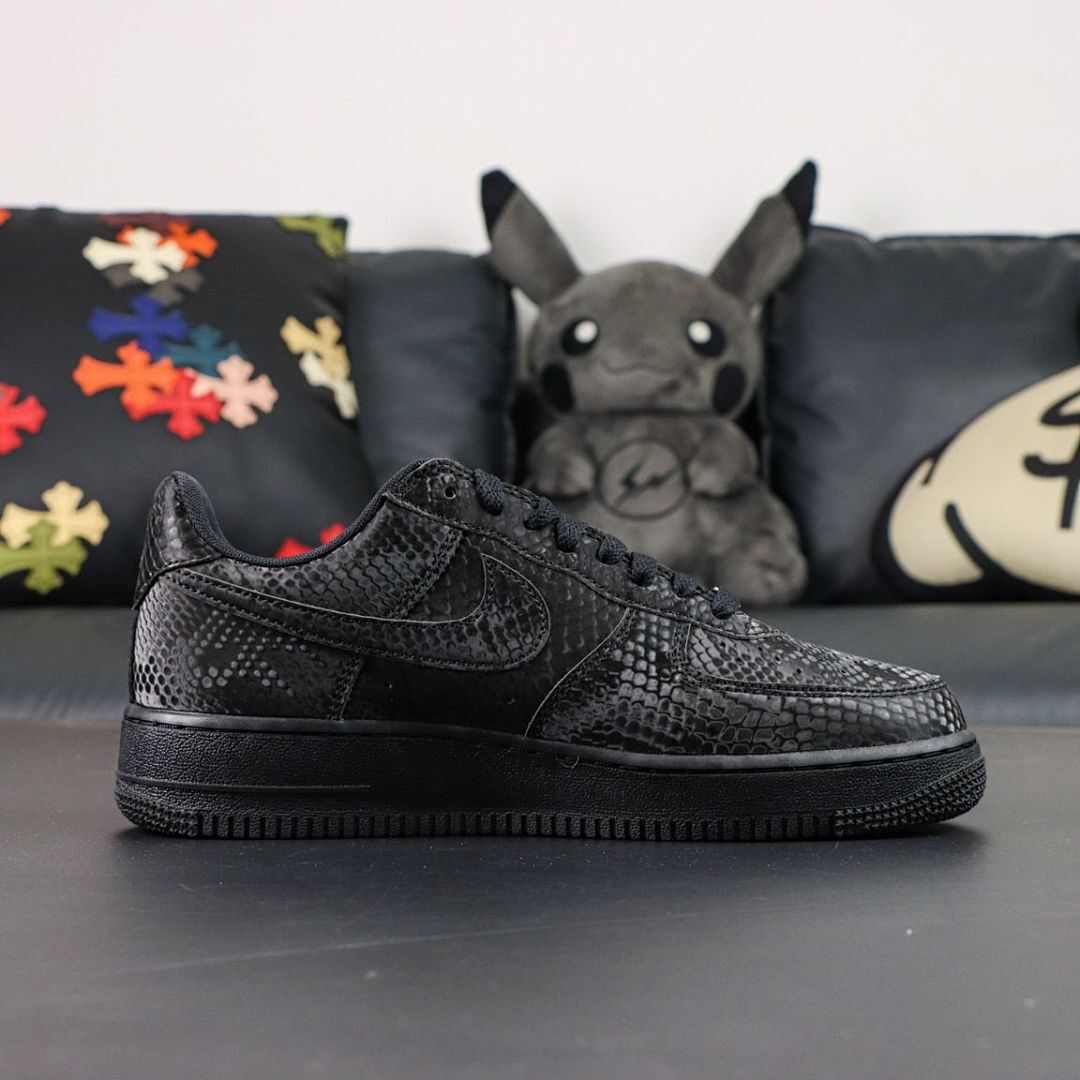 Nike Air Force 1 '07 PRM Black Python 898889-007