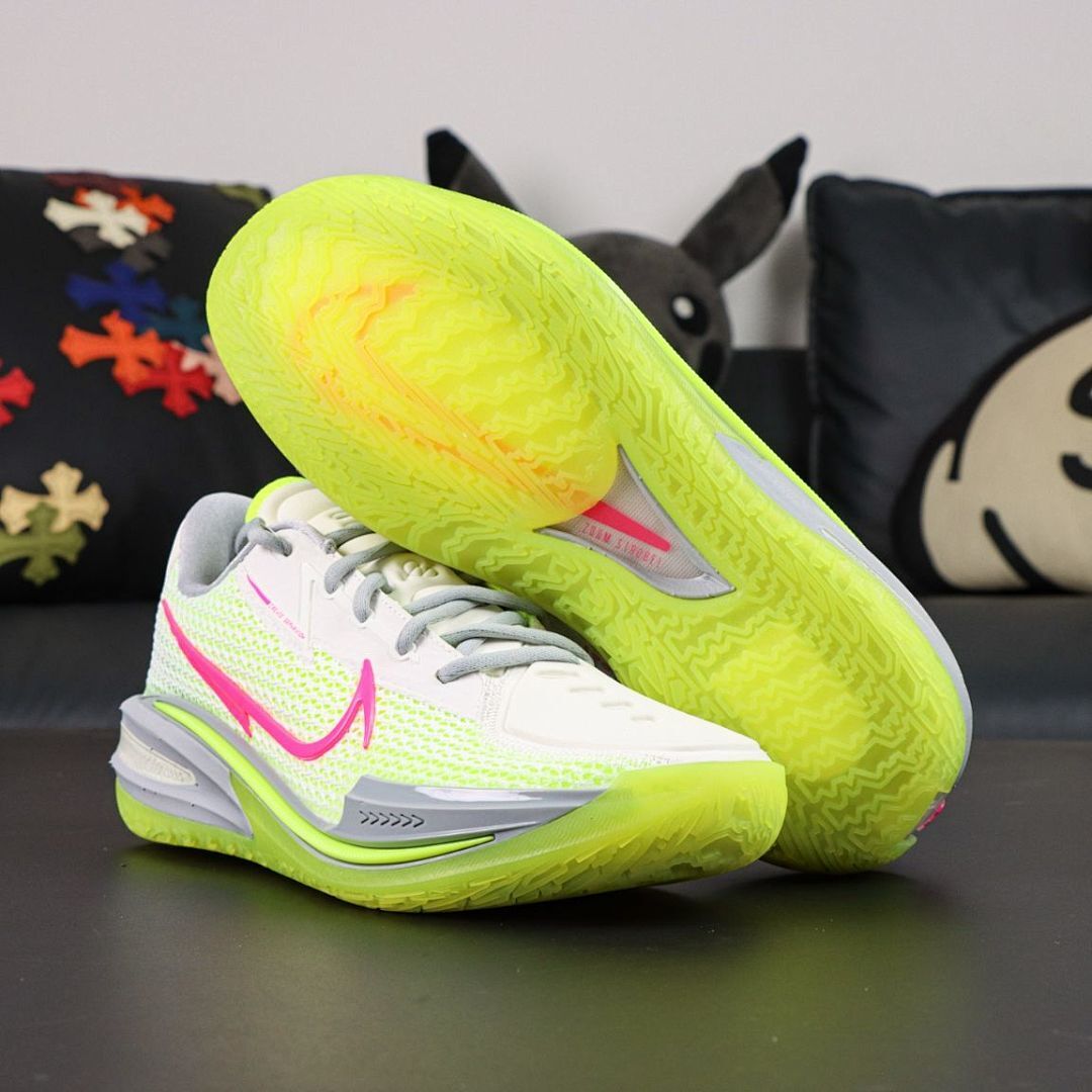 Nike Zoom GT Cut 2 White Volt Pink Blast FB2527-100