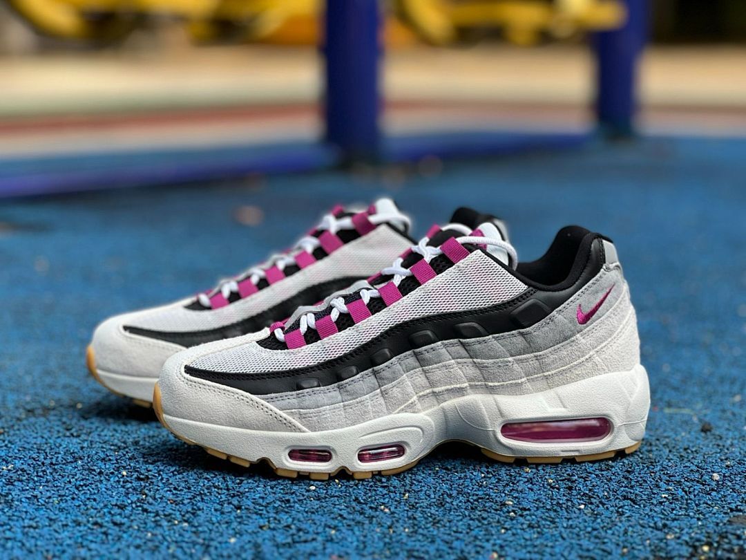 Nike Air Max 95 Summit White Picante Red Black Gum Light Brown DX8969-100