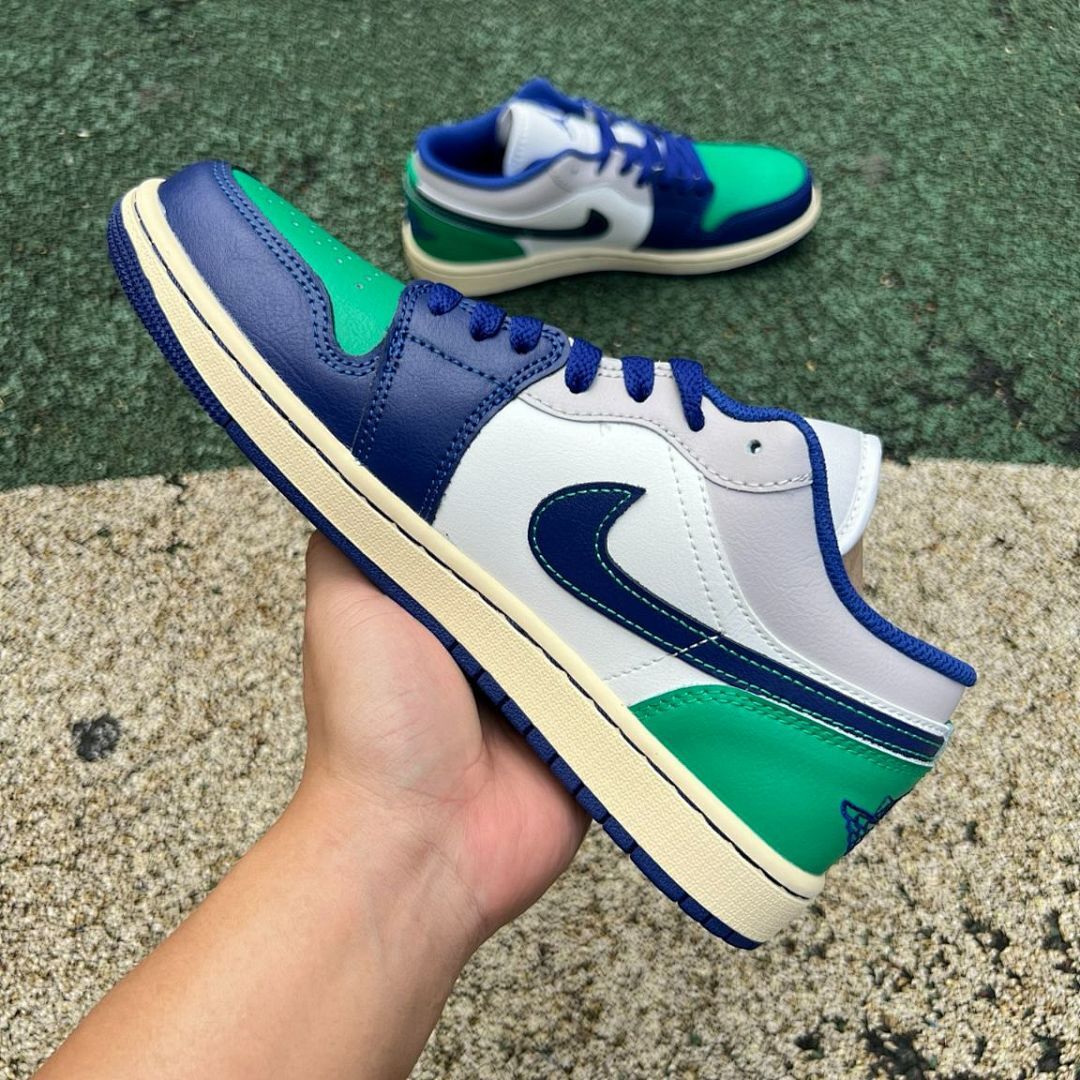 Air Jordan 1 Low SE Deep Royal Blue Emerald Rise DV1299-430